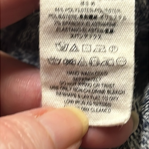 Free People Clarissa Blue-Gray Ribbed Mock Neck Sweater - Picture 6 of 6